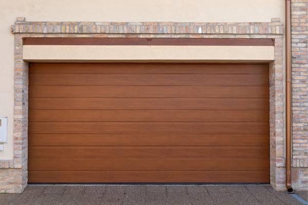 brown garage door