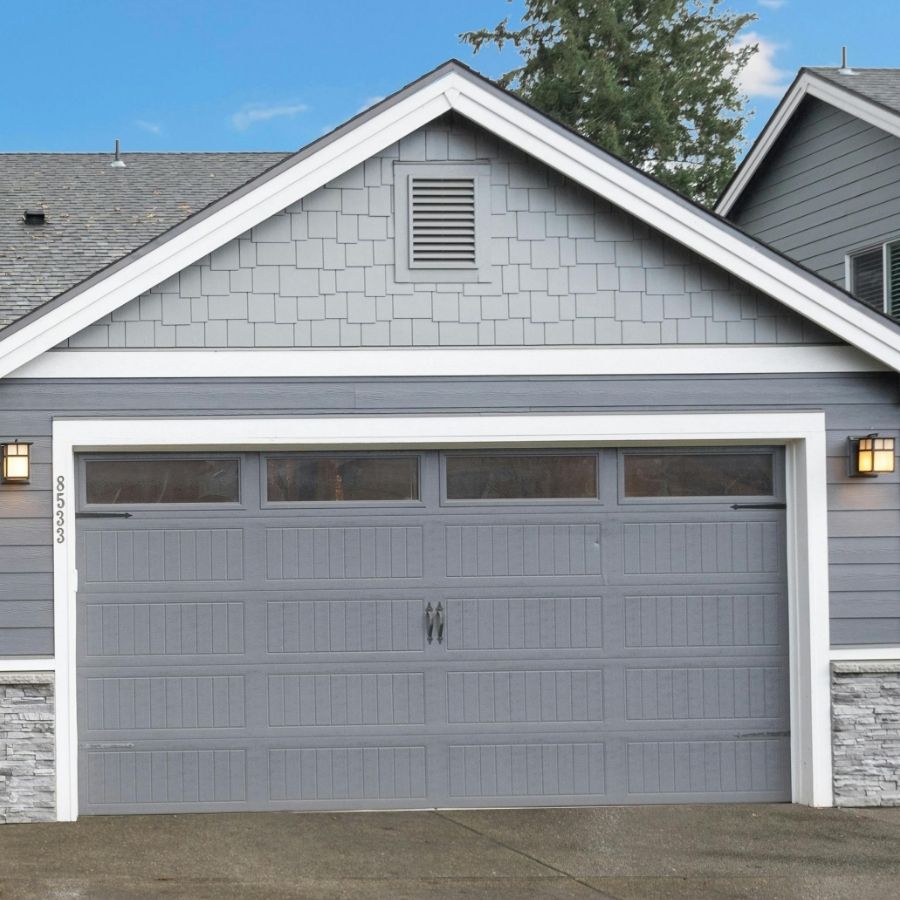 gray garage door